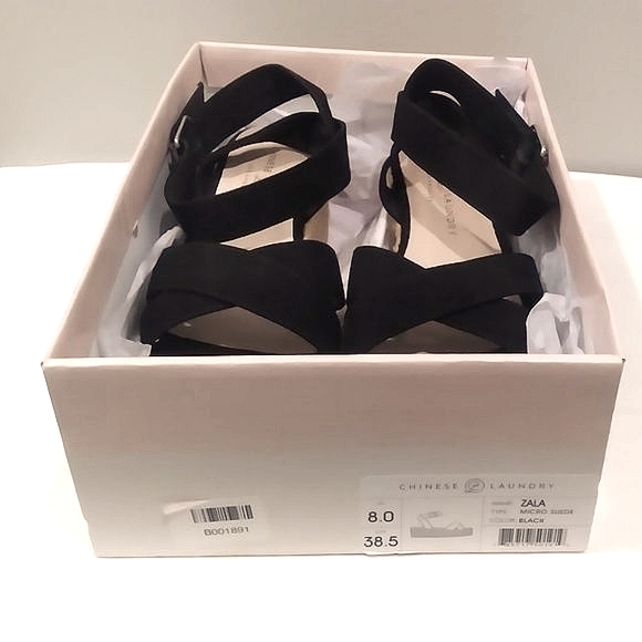 Chinese Laundry ZALA Wedge Sandal | size 8 US / 38.5 EUR - Picture 3 of 7